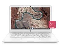 HP Chromebook 14-inch Laptop with 180-Degree Hinge, Touchscreen Display, AMD Dual-Core A4-9120 Processor, 4 GB SDRAM, 32 GB eMMC Storage, Chrome OS (14-db0070nr, Snow White)