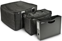 AutoExec AETote-08 Black/Grey File Tote with One Cooler and One Hanging File Holder