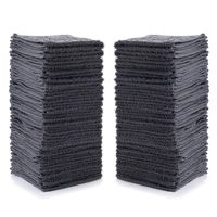 Simpli-Magic Cotton Washcloths 12" x 12", Gray 24 Pack