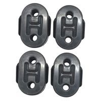 Exhaust Hanger Insulators Auto Parts Bushing Muffler Reduce Vibration Mount Bracket 2 Holes Vehicle's Hangers, Pack of 4
