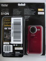 Vivitar DVR-510N 2GB Digital Video Camcorder And Underwater Housing Case - Red