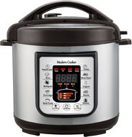 Modern Cooker BD-OJ-6L 1 Multi-Functional Electric Pressure Cooker, 6 quart, Silver