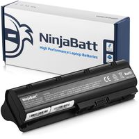 NinjaBatt 9 Cell Laptop Battery for HP 593553-001 593554-001 636631-001 G62 MU09 584037-001 593550-001 593562-001 Pavilion G7 G6 G4 DM4 HSTNN-LB0W Presario CQ42 CQ56 CQ57 CQ62 - [6600mAh/73wh]