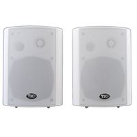 TIC BPS5 5" Outdoor Weather-Resistant Bluetooth Patio Speakers (Pair) - White