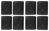(8) JBL Control 25-1 5.25" 30w 70v Wall-Mount Commercial Restaurant/Bar Speakers