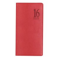 Letts 2016 Torino Week to View, Red, 6.625" x 3.25" (CTO3SURD-16)