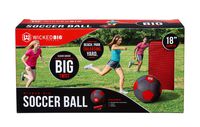 Wicked Big Sports Soccer Ball-Supersized Soccer Ball Outdoor Sport Tailgate Backyard Beach Game Fun for All, One Size, Red