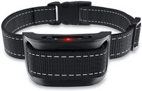 NPS No Shock Bark Collar for Small to Large Dogs - Smart Chip Adjusts to Stop Barking in 1 Minute - Highly Effective Vibration and Sound Stops Barks Fast with No Pain - Safe, Anti-Bark Device (Black)