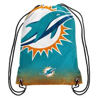 Miami Dolphins NFL Gradient Drawstring Backpack