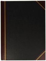 NATIONAL Texhide Series Record Book, Black, 14.25" x 11.25", 300 Pages (58400)