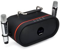 SoundBeast Minotaur All-in-One Karaoke, Music, Portable PA Bluetooth Speaker System with 2 Wireless Microphones