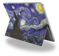 Vincent Van Gogh Starry Night - Decal Style Vinyl Skin (fits Microsoft Surface Pro 4)