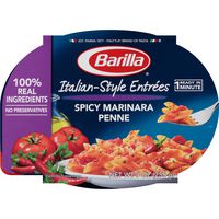 Barilla Italian-Style Entrees, Spicy Marinara Penne, 9 Ounce