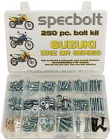 250pc Specbolt Suzuki DRZ DR Four Stroke Bolt Kit for Maintenance & Restoration of DRZ400 Using OEM Spec Fastener DR-Z DR 70 100 110 125 200 250 350 400 650 DRZ SM