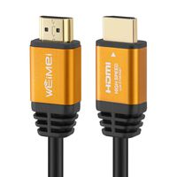 WEIMEI 10 Feet 4K HDMI Cable 2.0 WEIMEI HDMI Cord 10ft Support 4K@60Hz UHD 2160P Ethernet 3D ARC with Gold-Plated Connector and Bare Copper Conductor (from 6ft to 100 ft for Choices)