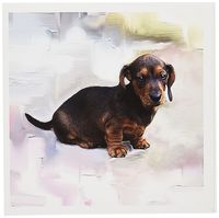 3dRose Miniature Dachshund, Greeting Cards, Set of 12 (gc_4157_2)