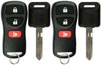 KeylessOption Keyless Entry Remote Fob Uncut Car Ignition Key For Nissan Infiniti KBRASTU15 (Pack of 2)