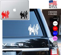 Supernatural Castiel Winchester Brothers Series Vinyl Decal Sticker - Car Window, Laptop Skin, Wall, Mac (5.5" inches, Black)