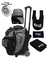 KAZE SPORTS 2 Ball Bowling Roller (Black-Gray Package)