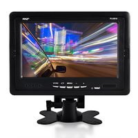 Premium 7" Inches Rearview Car LCD Monitor by Pyle - Parking Monitor Assistant with Wireless Remote Control - Full Color Wide Screen - Can Be Installed in Headrest Post (PLHR70)