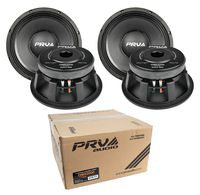(4) 12" PRV 12MR2000 Audio Full Mid Range Bass 8000W 8-Ohm Woofer Speaker 2 Pair
