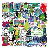 50pcs Surprise! Vinyl Waterproof Stickers for Car, Laptop, Luggage, Skateboard, Motorcycle, Bicycle Decal Graffiti Patches (3)