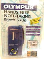 Olympus S-702 Pearlcorder Microcassette Recorder - Blue Color