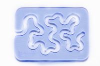 Meander, Stipple Quilting Ruler Template Design for Free-Motion Quilting on Domestic Machine