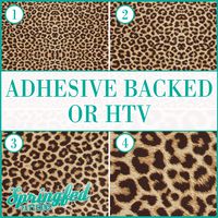 LEOPARD SPOTS PATTERN #1 Pattern #1 Heat Transfer or Adhesive Vinyl CHOOSE YOUR SIZE! Leopard Spots Pattern ...