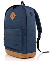 936Plus College Backpack High School Bookbag, Navy (2019s)