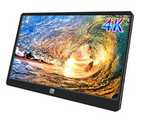 MageDok 4K Portable Monitor with USB Type-C/HDMI/DisplayPortInput,Ultra UHD 3840x2160 IPS Dispaly，100% Adobe,Ultralight Weight 2bls,Slim 3.7 Inch,Built-in Speakers,12V Powered,Mountable