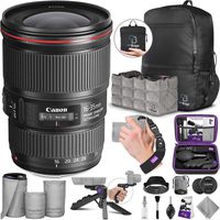 Canon EF 16-35mm f/4L is USM Lens with Altura Photo Essential Accessory and Travel Bundle