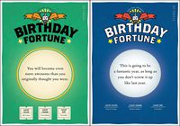 Quiplip Misfortune Birthday 6) Greeting Cards