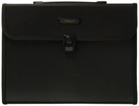 Wilson Jones Poly Expanding Brief File, 5.25 Expansion, 13 Pocket and Tabs, 12 x 10 Inches, Black (W91165A)