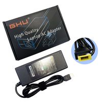 New GHU 90W AC Adapter Charger Compatible with Lenovo ThinkPad T450 T450s W550s X1 Carbon, Yoga 13 13-2191 0B47455, Flex 2 3 11 15 15D 14 10, Chromebook 11e N20 N20p PN 0B46994 0B46994