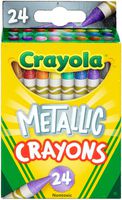 Crayola Metallic Crayons, 24Count