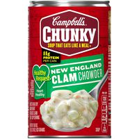Campbell's Chunky Healthy Request New England Clam Chowder, 18.8 oz. Can