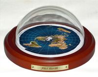 Flat Earth Map Dome Display Model