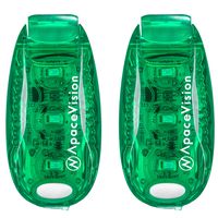 EverLightFX USB Rechargeable LED Safety Light (2 Pack) by Apace - Super Bright Bike Tail Light Works Brilliantly as Running Light for Joggers, Pets, Bicycle Strobe or Rear Clip On Lights