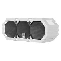 Altec Lansing iMW575 Life Jacket Bluetooth Speaker Waterproof Wireless Bluetooth Speaker, Hands-Free Extended Battery Outdoor Speaker, Ultra-Portable 10ft Range, Grey