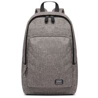 Stylish School Bookbag Kaukko College Student Laptop Backpacks fit 14" Laptops (Khaki 04-1)