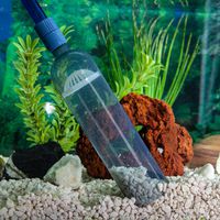 Gravel Vacuum for Aquarium - Fish Tank Gravel Cleaner- Aquarium Vacuum Cleaner - Aquarium Siphon - 8 Foot Long Aquarium Gravel Cleaner With mini Net