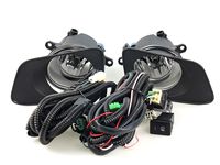 for Toyota Corolla Axio/Fielder 2007 2008 2009 Bumper Fog Light Assembly Direct Replacement Aftermarket Fog Lamp Kit /1Set w/Bulb H11 Switch Wiring Frame Screw
