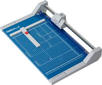 Dahle 550 Professional Rolling Trimmer, 14-1/8" Cut Length, 20 Sheet Capacity, Self-Sharpening, Automatic Clamp, German Engineered Paper Cutter