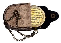 MAH Be Strong and Courageous, Do Not Be Afraid Engraved Compass, Joshua 1 9 Engraved Gifts, Confirmation Gift Ideas, Baptism Gifts, Missionary Gifts, Birthday Gifts. C-3278