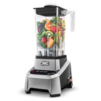 JAWZ High Performance Blender - Precision Touch Variable Speed - Professional Grade Countertop Blender/Food Processor, 64 Oz, Silver