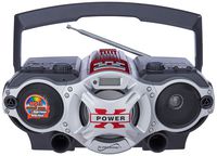 Supersonic SC1395RD USB/SD/AUX/Radio Portable Audio Player, Red