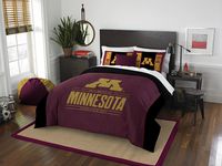 Officially Licensed NCAA Minnesota Golden Gophers Modern Take Full/Queen Comforter and 2 Sham Set