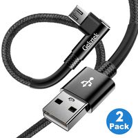 Updated 2019 Version Micro USB Cable Android Charger（2 Pack 6.6ft) Super Durable Nylon Braided Fast Sync Kindle Charging Cord for Samsung Galaxy S7 Edge/S7/S6, HTC, LG, Sony, Xbox One, PS4 & More