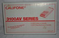 Califone 3130AV 120v Cassette Recorder